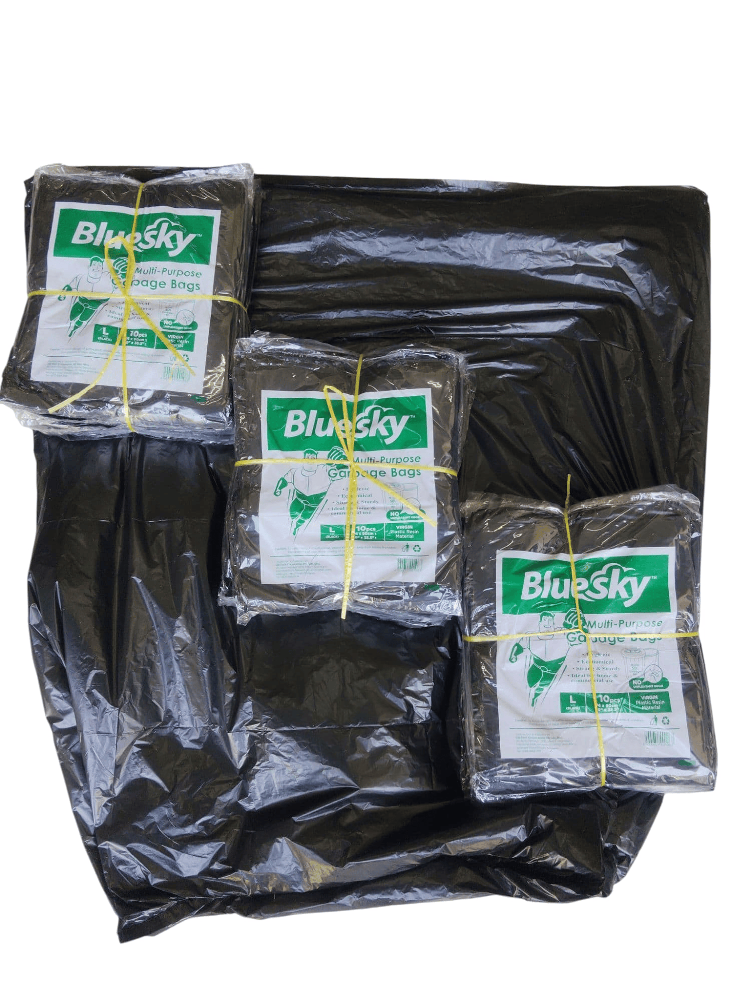 Black Garbage Bag L
